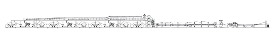 3/5/7 ply Corrugated Board Production Line